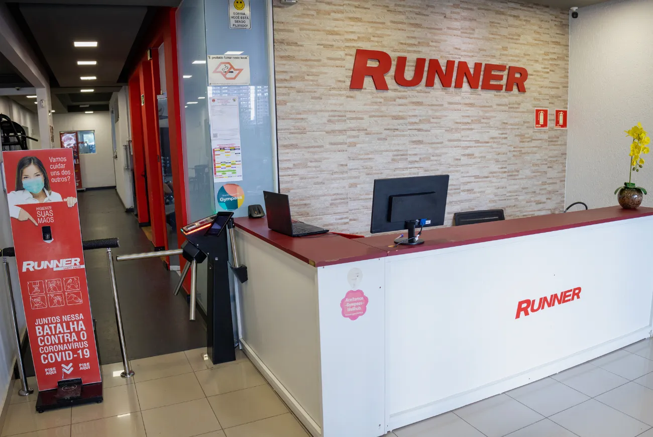 recepção visão de frente